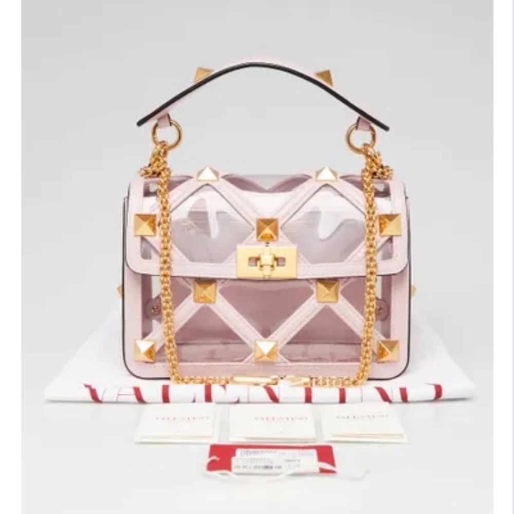 Valentino Garavani Roman Gold Stud Bag - Picture 10 of 13